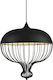 GloboStar Industrial Pendant Light Suspension Grid for Socket E27 Black