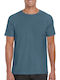 Gildan Softstyle 64000 Men's Short Sleeve Promotional T-Shirt Indigo Blue