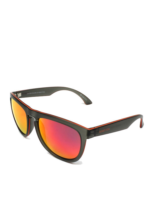 Benetton Herren Sonnenbrille mit Schwarz Kunststoff Gestell BE993S 02