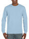 Gildan Men's Long Sleeve Promotional Blouse Light Blue