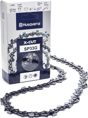 Husqvarna X-Cut SP33G Chainsaw Chain .050"-1.3mm 72E Drive 581643172