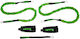 MPF Lastix 1 Tubular Elastic Bands Set 2pcs Green 1.3m