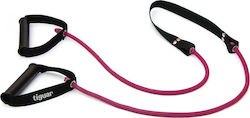 Tiguar Mega Gymtube Light Purple Resistance Band Hard with Handles Purple