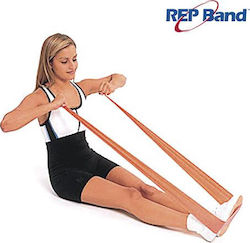 Johns Rep Band Level 1 Piersică 5.5m Bandă Elastică De Fitness Portocalie 5.5m