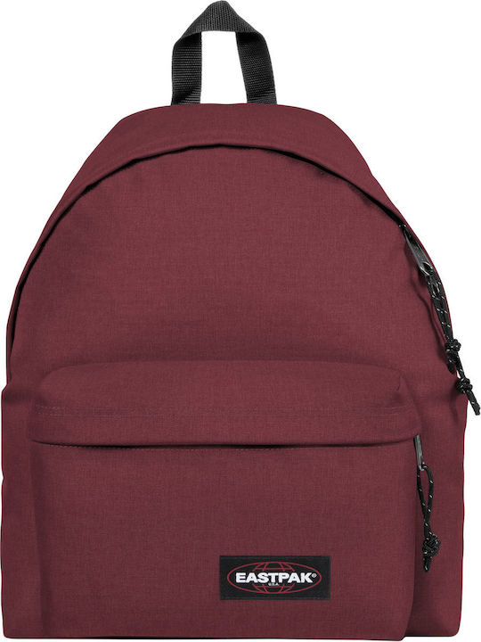 Eastpak Padded Pak'r Crafty Wine School Bag Backpack Junior High-High School in Burgundy color 24lt