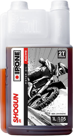 Ipone 2T Samourai Racing Synthetic Motorcycle Oil for Two-Stroke Engines 1lt