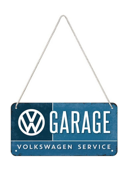 Nostalgic Art Metallic Wall Sign Volkswagen VW - Garage 20x1x10cm