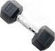 X-FIT Βαράκι Εξάγωνο Λαστιχένιο 1 x 25kg