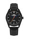 Ben Sherman Spitafields Social Uhr Batterie mit Schwarz Lederarmband