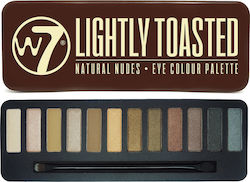 W7 Cosmetics Lightly Toasted Палитра със Сенки за Очи в Твърда Форма Естествени голотии 15.6гр