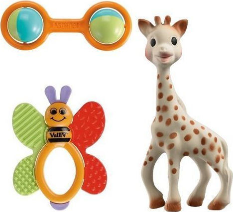 Sophie La Girafe Σετ Δώρου για Μωρά Sophie La Girafe Baby Born Set 3τμχ