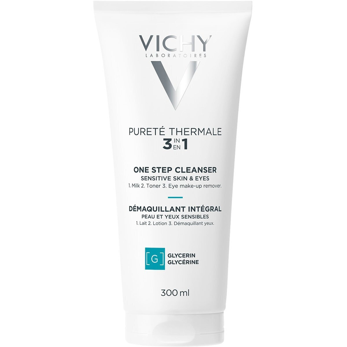 Vichy Purete Thermale 3 in 1 Γαλάκτωμα Αφαίρεσης Μακιγιάζ Προσώπου & Ματιών 300ml