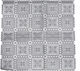 Espiel Polyester Lace Tablecloth Runner Gray 50x180cm