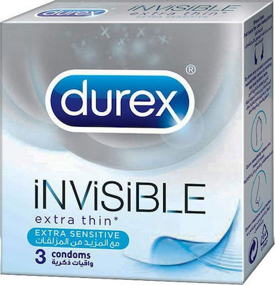 Durex Invisible Thin Condoms 3pcs