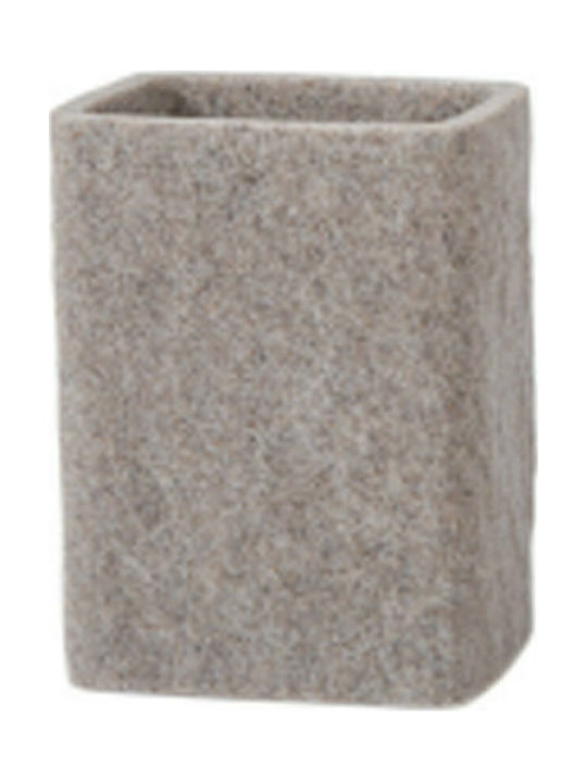 Dimitracas Petra 02814 Resin Cup Holder Countertop Beige