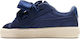 Puma Kids Sneakers Basket Haert Tween Navy Blue