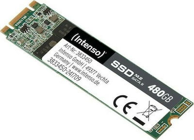 Intenso M.2 SSD SATA III High 480GB τύπου M.2 με σύνδεση SATA III 3833450