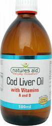 Natures Aid Everyday Essentials Cod Liver Oil with Vitamins A & D Μουρουνέλαιο 500ml Natures Aid Everyday Essentials Cod Liver Oil with Vitamins A & D Μουρουνέλαιο 500ml