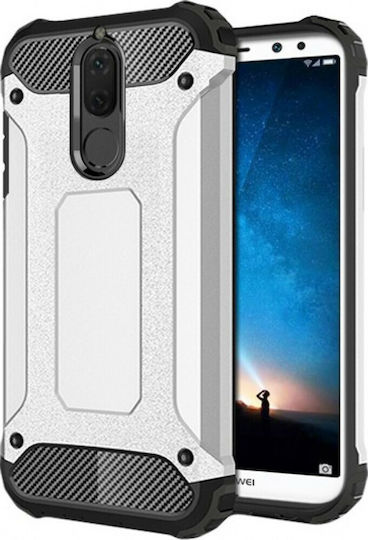 Hurtel Armor Tough Case-silver Back Cover Πλαστικό Ασημί (Huawei Mate 10 Lite)