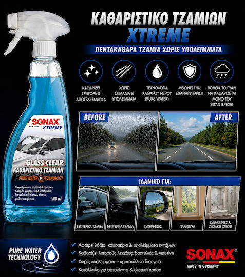 Sonax Xtreme Glass clear Cleaner Spray Car Windows 500ml