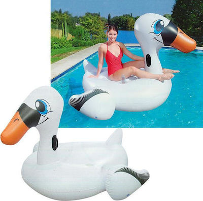 Bestway Kids Inflatable Ride On Duck with Handles White 201cm