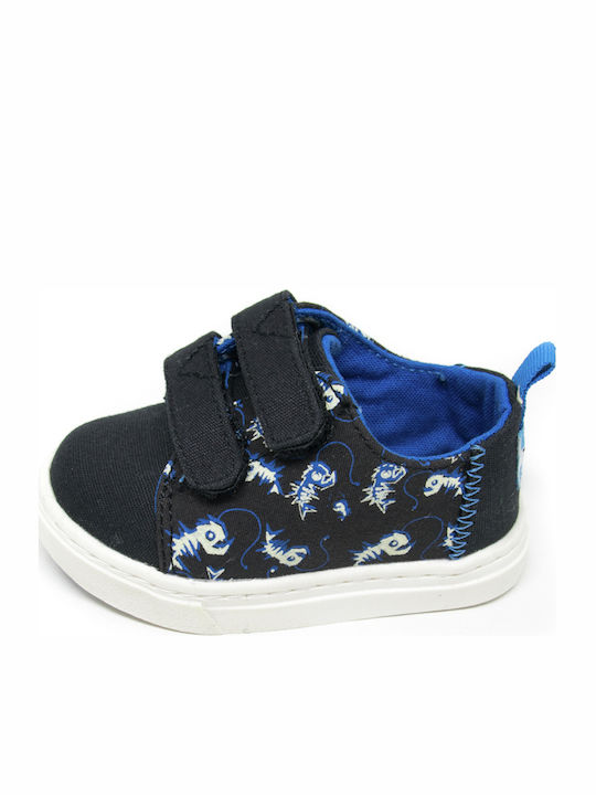 Toms Kids Sneakers with Scratch Black