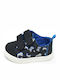 Lenny Παιδικά Sneakers με Σκρατς Μαύρα