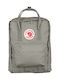 Fjallraven Kanken Fabric Backpack Gray 16lt