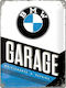 Nostalgic Art Unterschrift Wanddekoration aus Metallisch Bmw Garage 30x1x40cm 1pcs