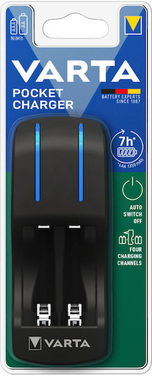 Varta Pocket Charger 2 Baterii Ni-MH Dimensiune AA/AAA