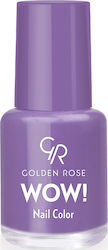 Golden Rose Wow Lac De Unghii Violet Lucios 6ml