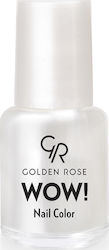 Golden Rose Wow! Glossy Βερνίκι Νυχιών Λευκό 6ml