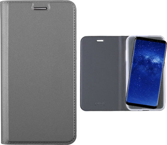 Idol 1991 Prime Magnet Book Δερματίνης Γκρι (Galaxy S9)