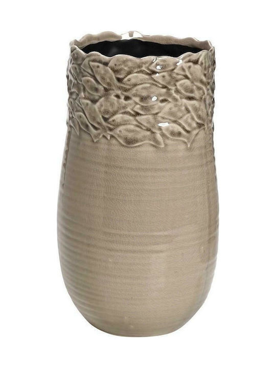 Espiel Decorative Vase Beige 16.5x16.5x30cm