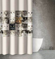 Saint Clair Animals Des 212 Shower Curtain 180x200cm Multicolour 1728030217020 Saint Clair Animals Des 212 Shower Curtain 180x200cm Multicolour 1728030217020