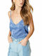 Rut & Circle Tova top fără bretele albastru deschis pentru femei - 1031-004245-0003