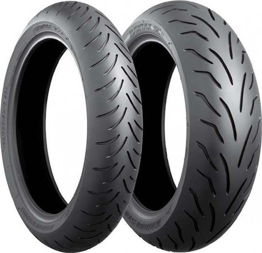 Bridgestone Battlax SC Ластик за скутер Преден с размер 110/70-16 52S Безкамерна