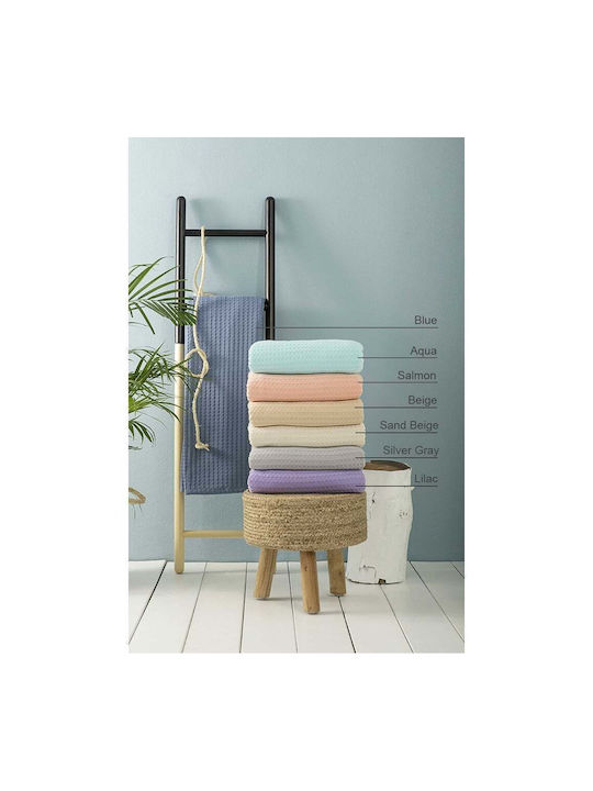 Nima Habit Κουβέρτα Πικέ Υπέρδιπλη 220x240εκ. Blue