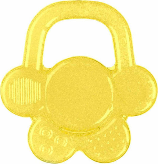 Babyono Zahnen Ring Yellow mit Gel für 3 m+ 1Stück