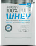 Biotech USA 100% Pure Whey Molkenprotein Glutenfrei mit Geschmack Haselnuss Walnuss 28gr