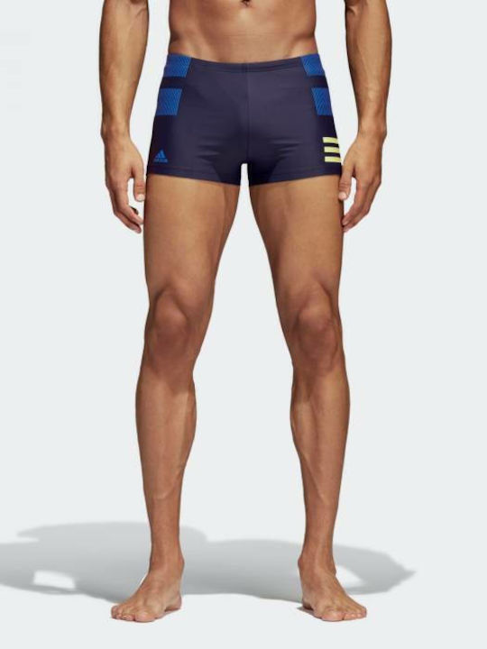 adidas Infinitex Colourblock 3 Ανδρικό Μαγιό Σορτς Navy Μπλε
