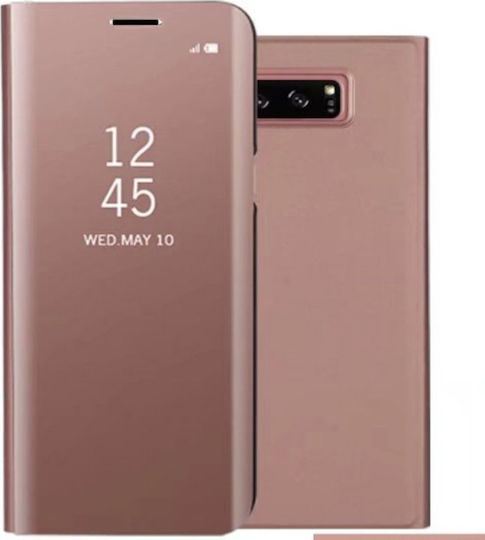 Hurtel Clear View Book Rose Gold (Galaxy S8)