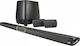 Polk Audio MagniFi MAX SR Soundbar 5.1 Bluetooth, HDMI and Wi-Fi 400W with Wireless Subwoofer and Remote Control Black