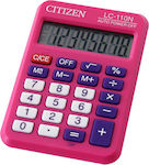 Citizen LC-110 Taschenrechner Herrenuhren 8 Ziffern in Rosa Farbe