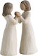 Willow Tree Decorative Statuette Polyresin Sisters by Heart 13cm 1pcs