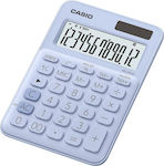 Casio MS-20UC Taschenrechner Buchhaltung 12 Ziffern in Hellblau Farbe