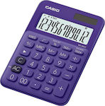 Casio MS-20UC Calculator Accounting 12 Digits in Purple Color