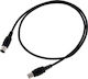 The Sssnake Cablu Midi masculin - Midi masculin 1m (SK366-3-BLK)