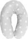 Lorelli Nursing & Pregnancy Pillow Stars Grey 190cm