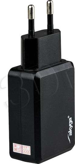 Akyga Зарядно Устройство Без Кабел с USB-A Изходен Порт Черно (AK-CH-06)